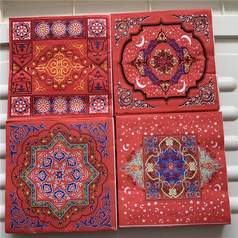 Decoupage paper napkins tissue - đánh giá và giá Pattern Tissue Paper