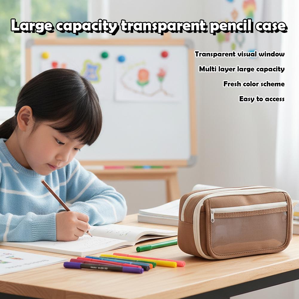 Large Capacity Pencil Case Pen - đánh giá và giá Fabric Marking Pen