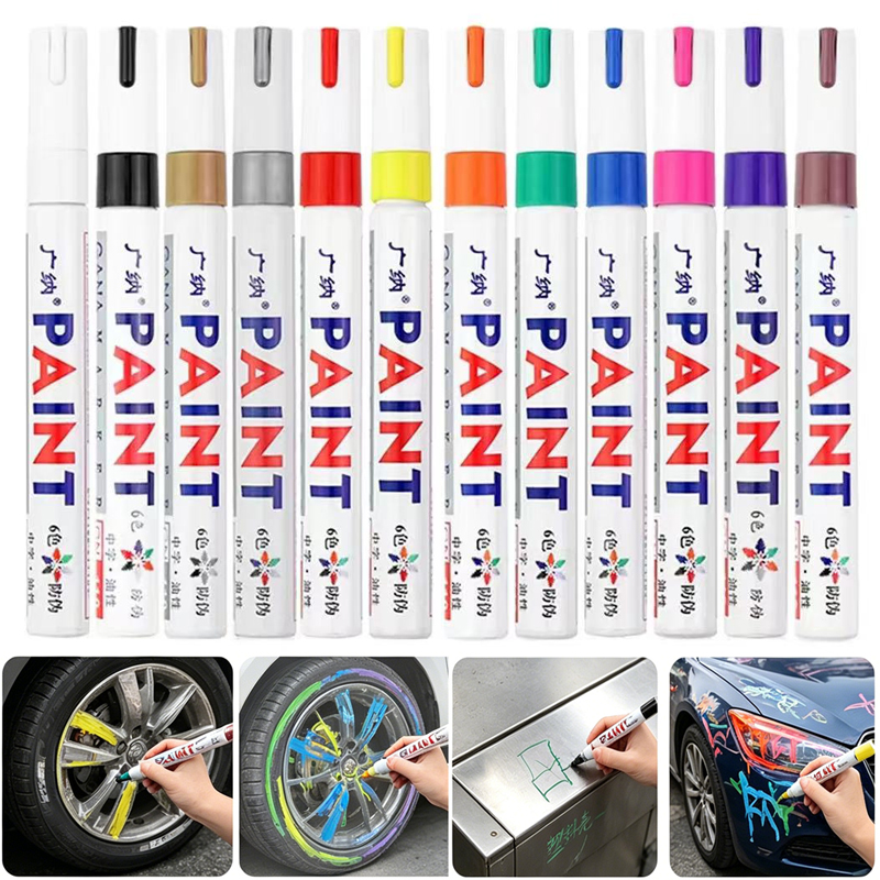 GuangNa 6/12 Pcs Colorful Perm - đánh giá và giá Fabric Marking Pen