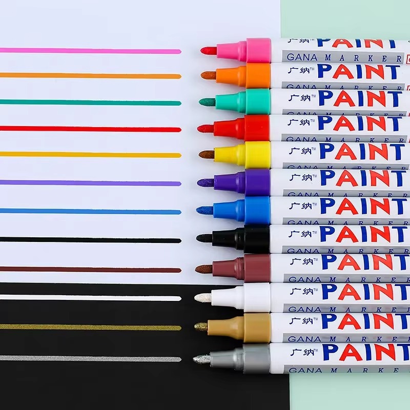 GuangNa 6/12 Pcs Colorful Perm - đánh giá và giá Fabric Marking Pen