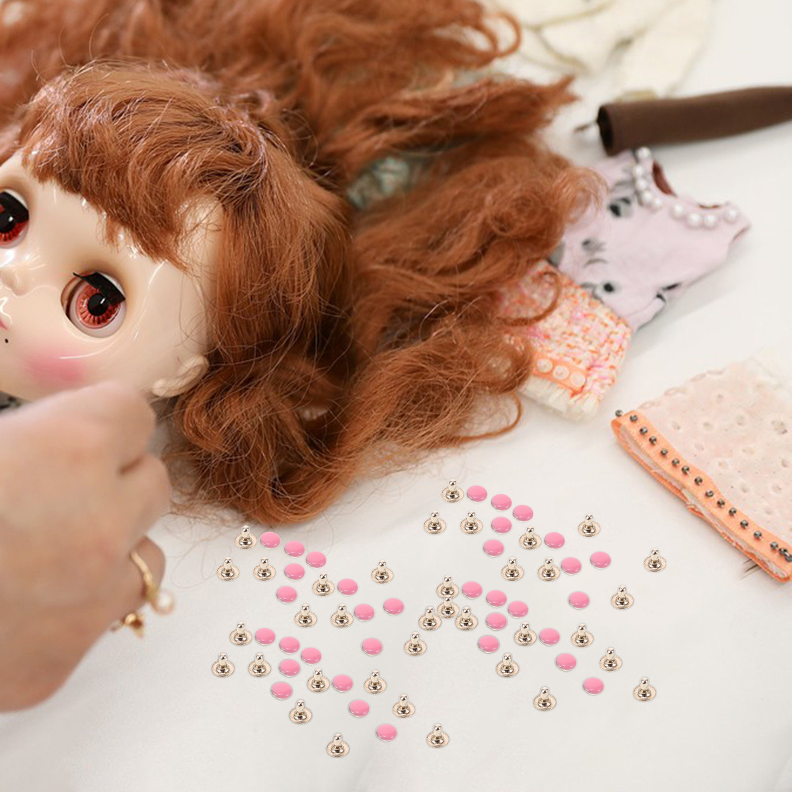 100Pcs Tiny Rivets Caps Decora - đánh giá và giá Sewing Eyelet Fabric