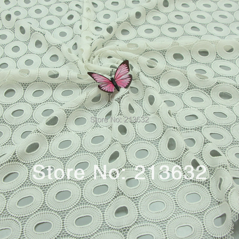 High-End White Fabrics Embroid - đánh giá và giá Sewing Eyelet Fabric