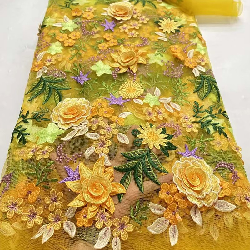 90x130cm 3D Floral Embroidered - đánh giá và giá Textile And Sewing Supply