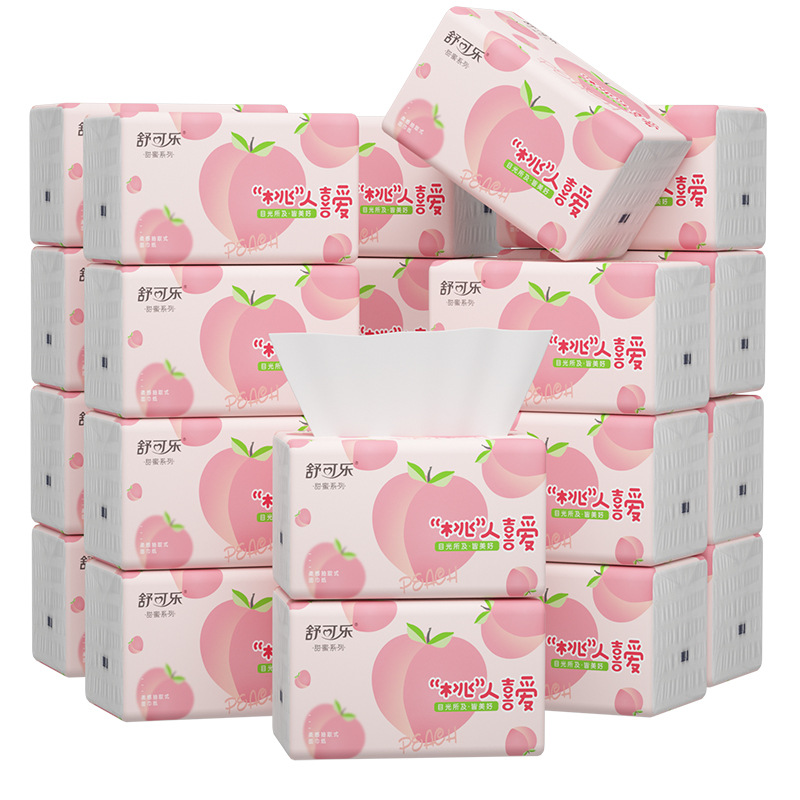 Cute Peach Pattern Facial Tiss - đánh giá và giá Pattern Tissue Paper
