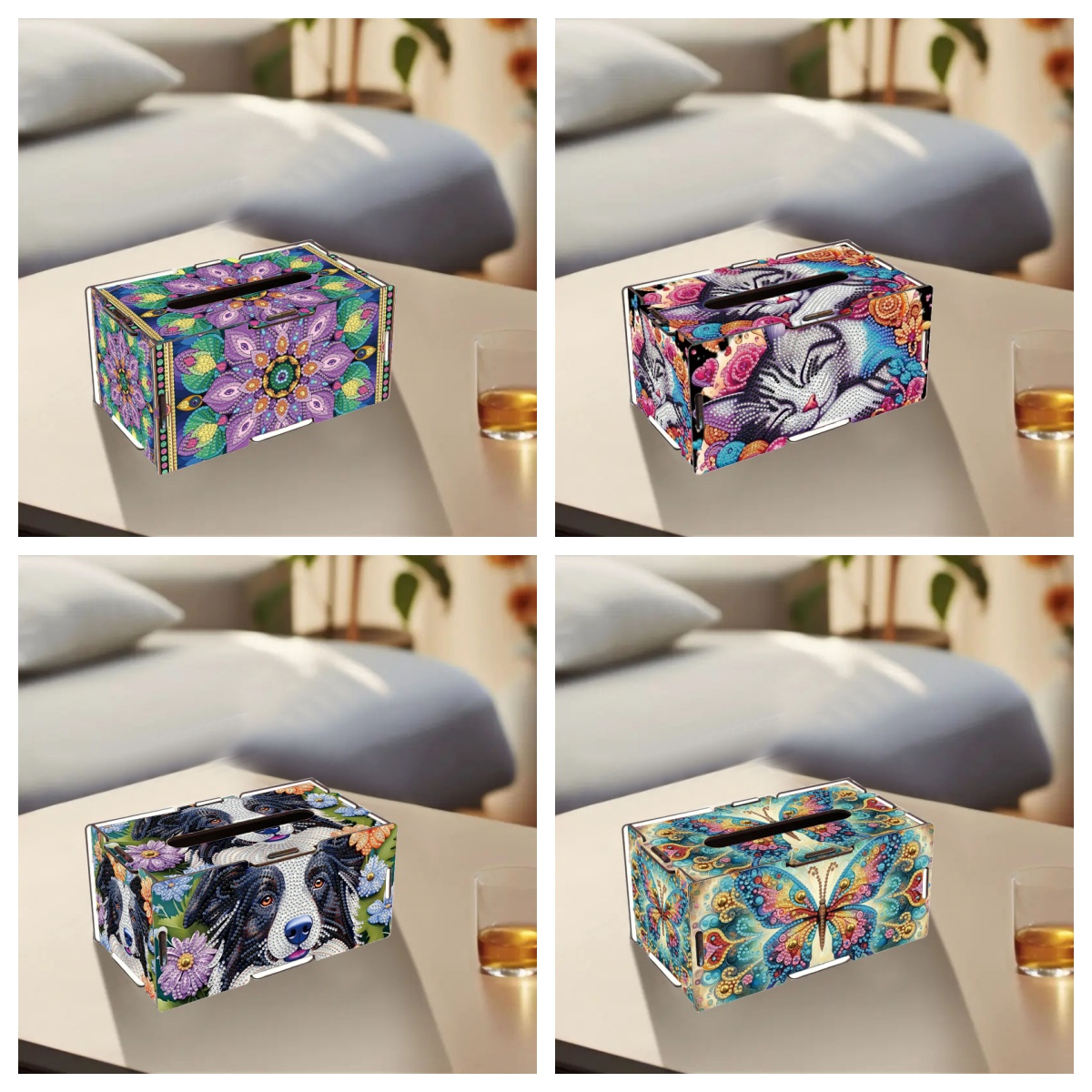 1 DIY Animal Pattern Round Dia - đánh giá và giá Pattern Tissue Paper