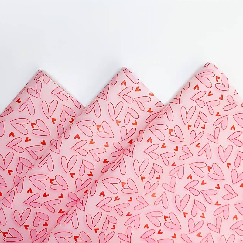 50 Sheets Bright Pink Heart Ti - đánh giá và giá Pattern Tissue Paper