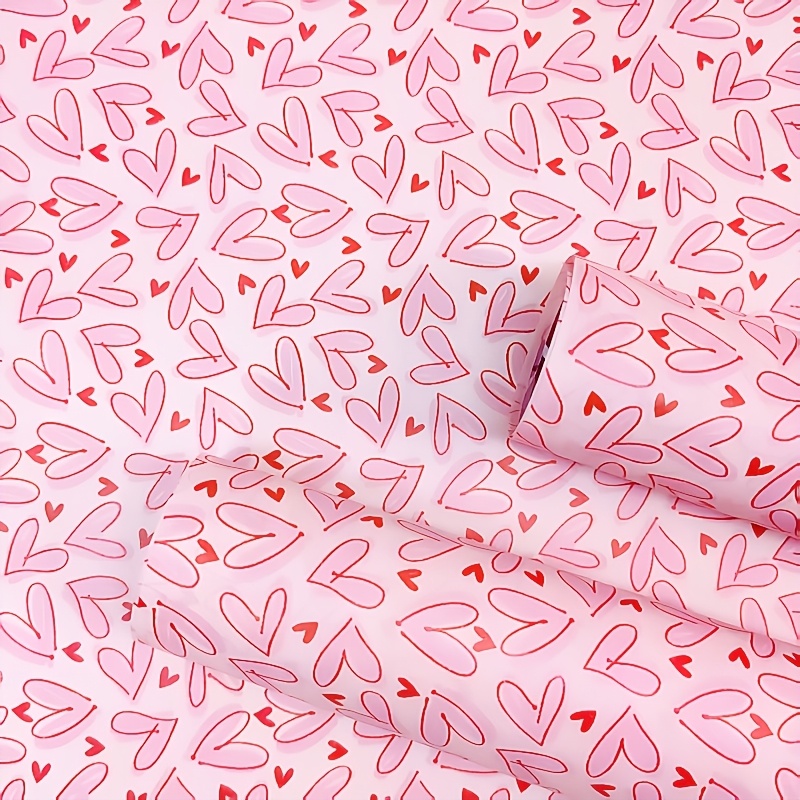 50 Sheets Bright Pink Heart Ti - đánh giá và giá Pattern Tissue Paper