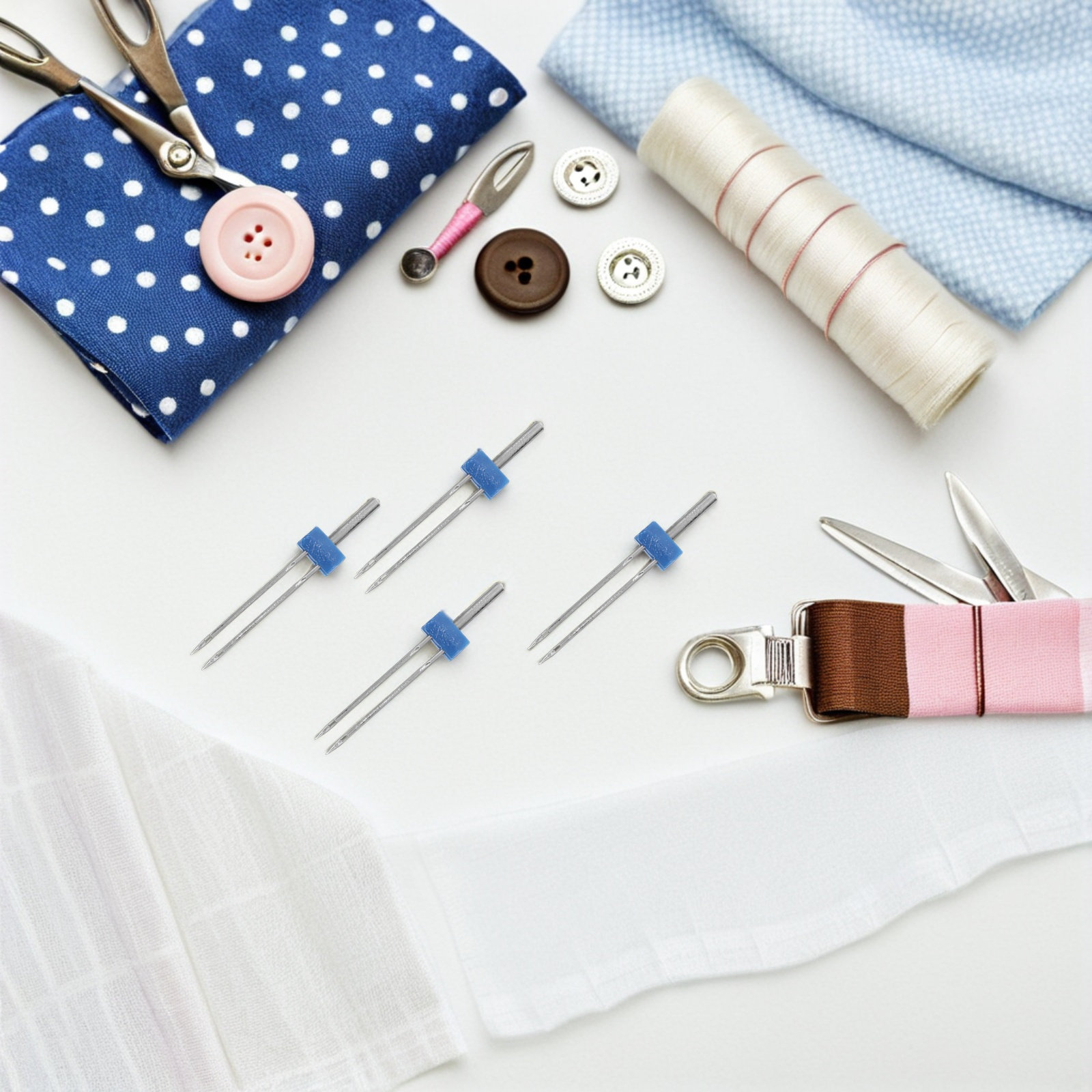 4Sets Twin Sewing Needle Set S - đánh giá và giá Sewing Roll