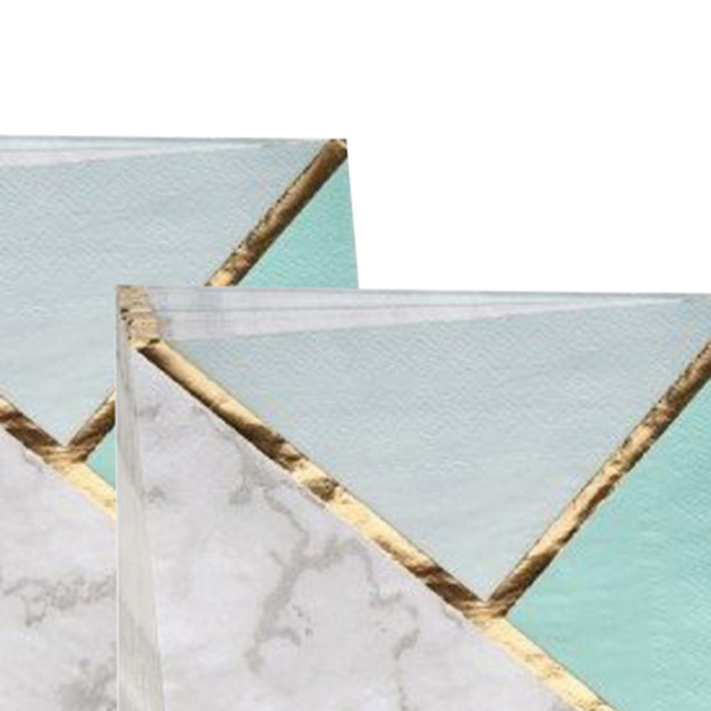 16Pcs Mint Green Bronzing Patt - đánh giá và giá Pattern Tissue Paper